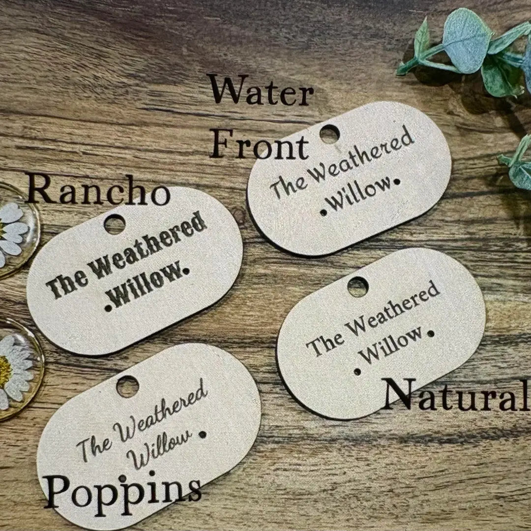Custom Wooden Earring Cards (Set of 20)