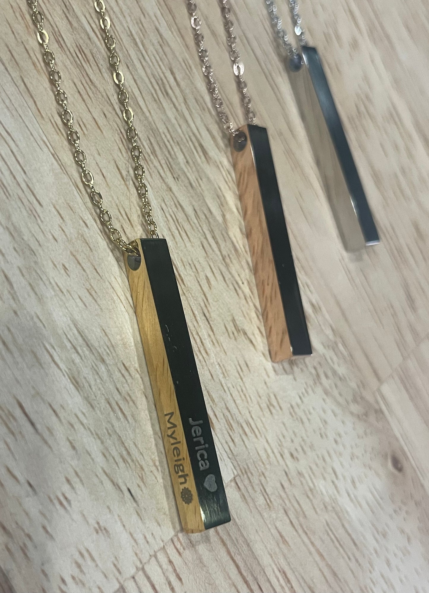 Vertical Bar Necklace-