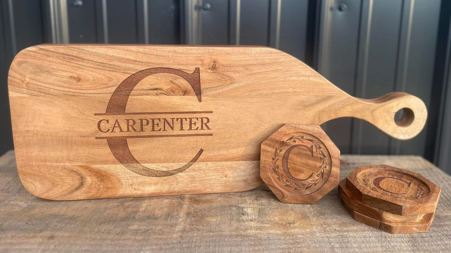 Personalized Wooden Coasters