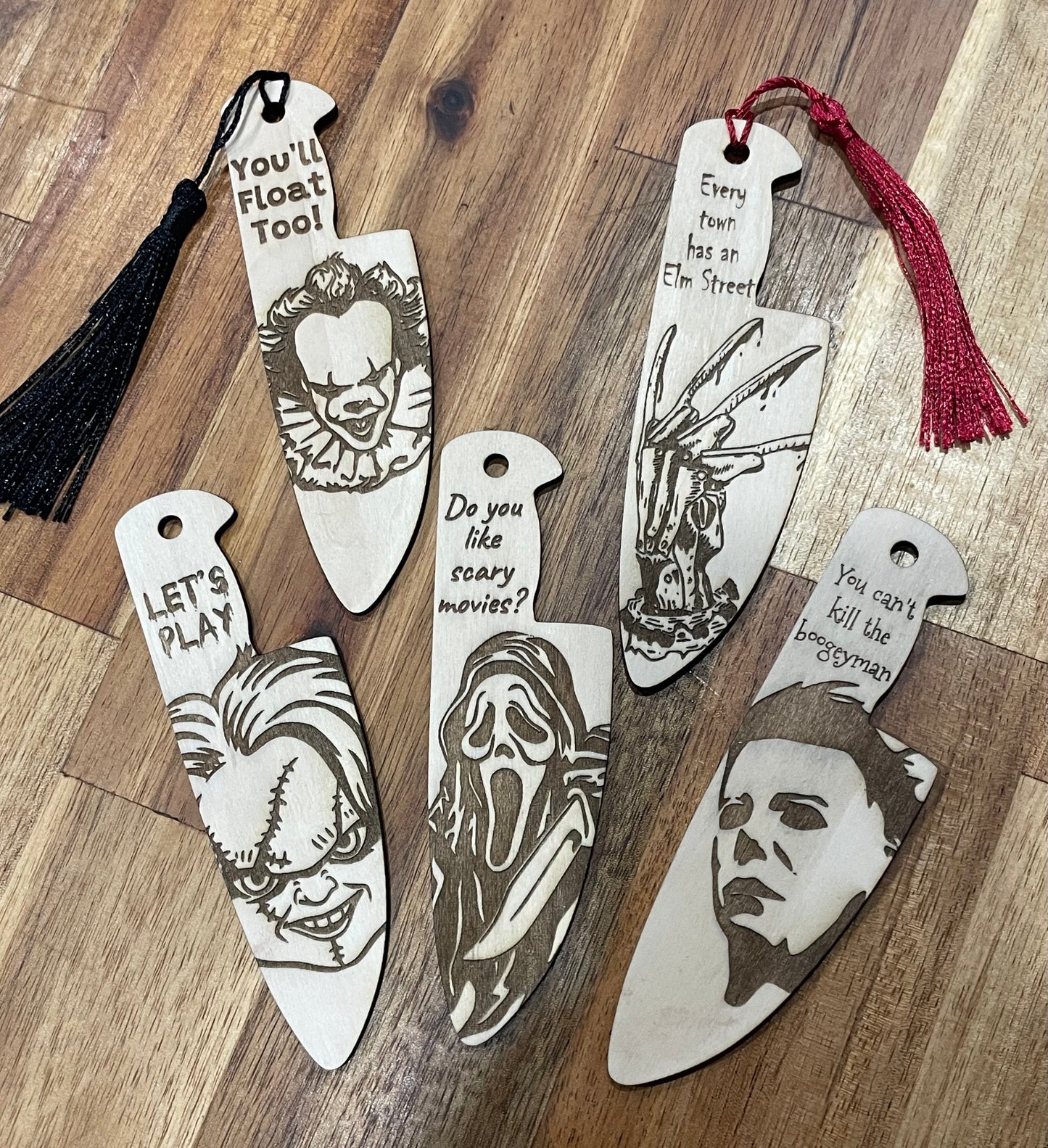 Scary Movie Bookmarks