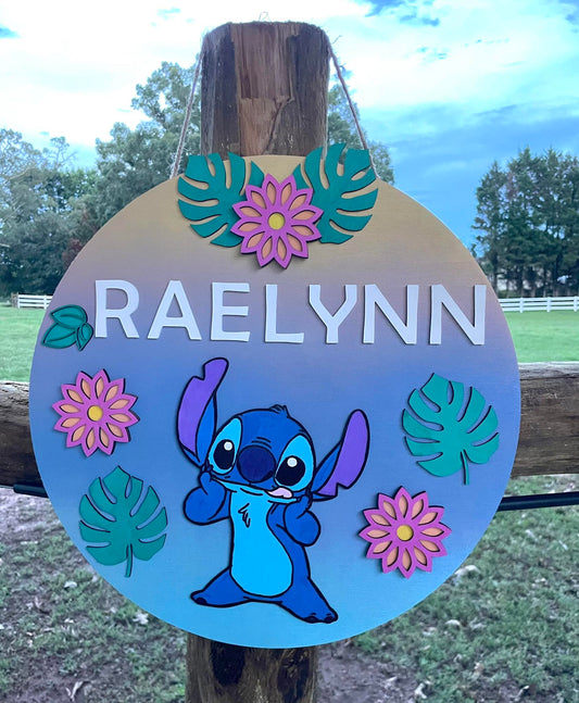 Stitch (Inside Bedroom Wall/Door Hanger)
