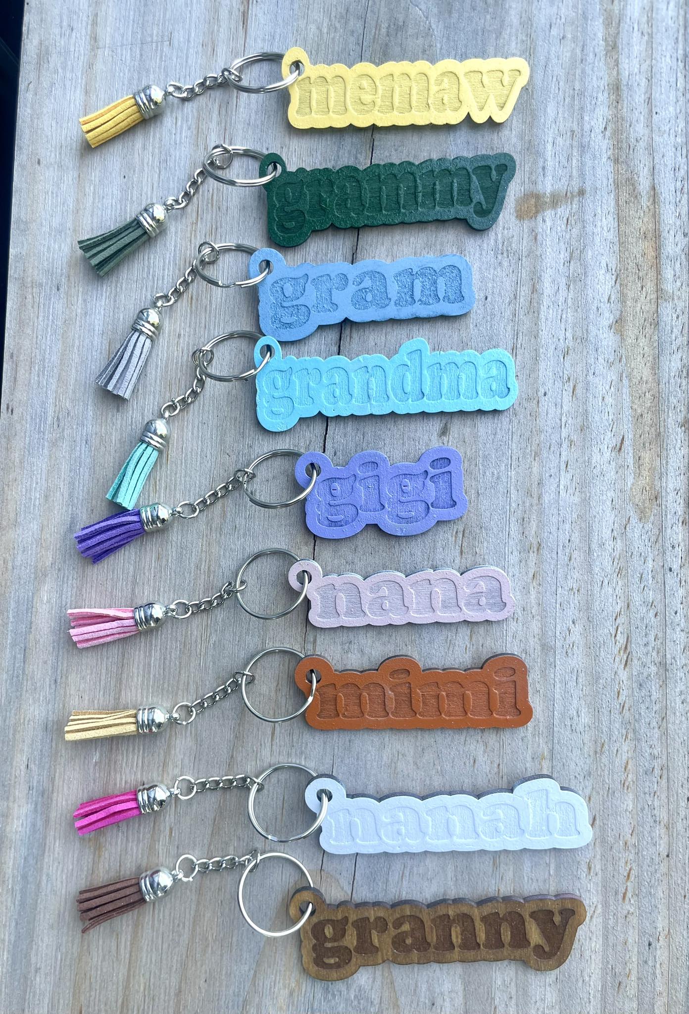 Custom Wooden Keychains