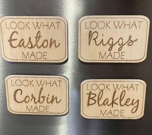 Look What I Made Magnets (Customized)