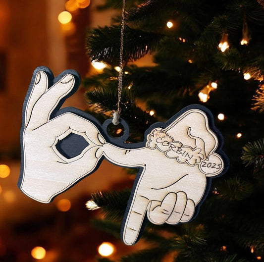 Customized 6-7 Hand Ornament