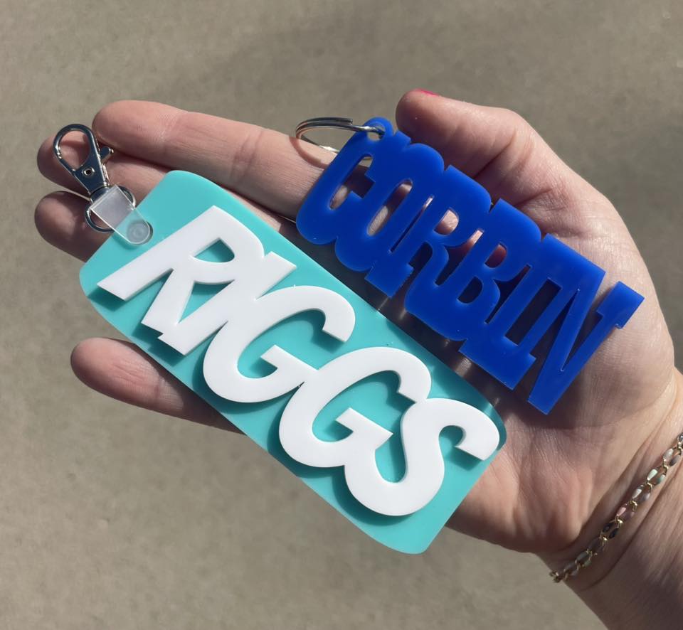 Acrylic Keychains (multiple styles)