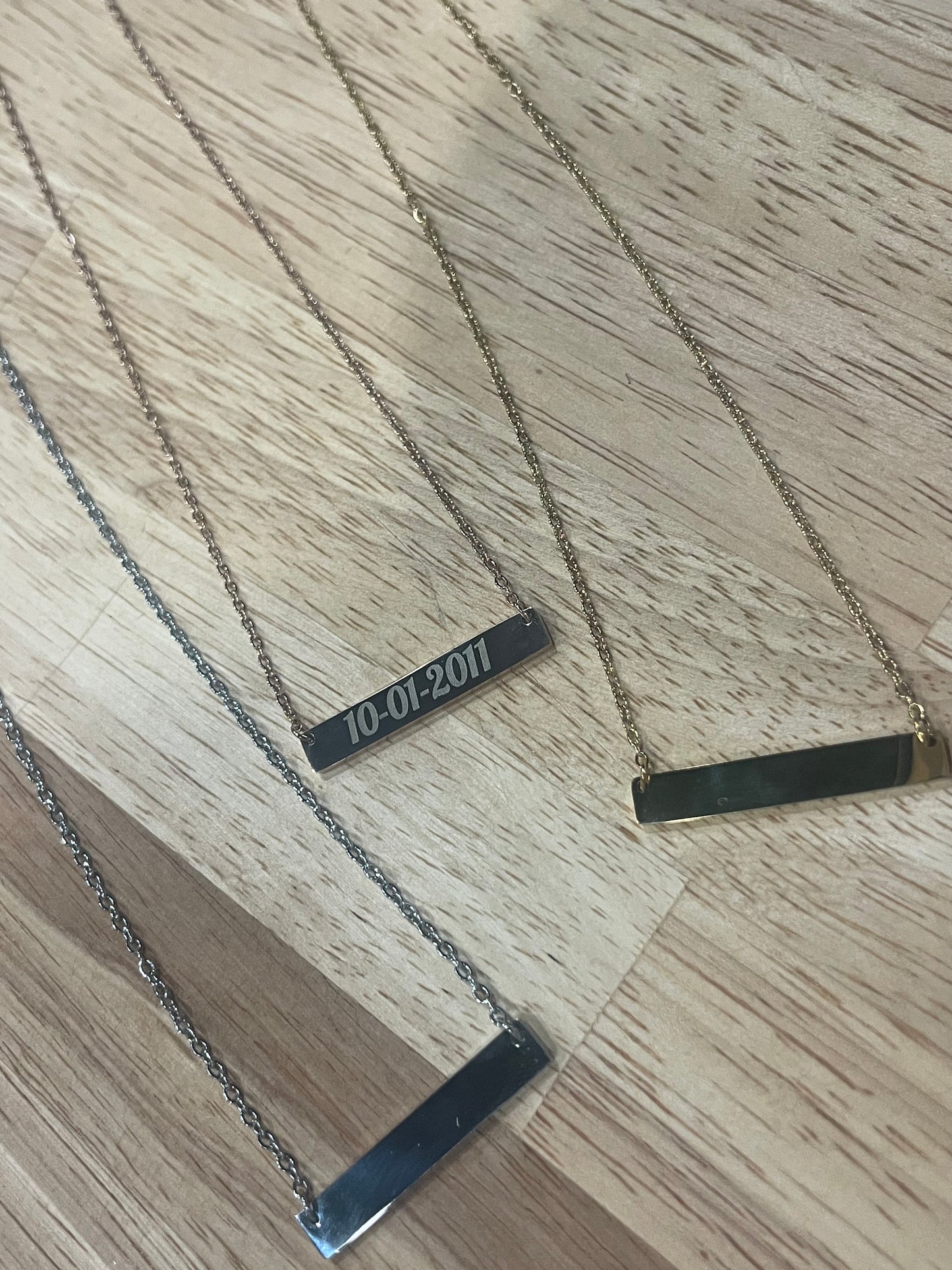 Horizontal Bar Necklace