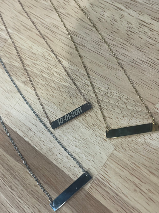 Horizontal Bar Necklace