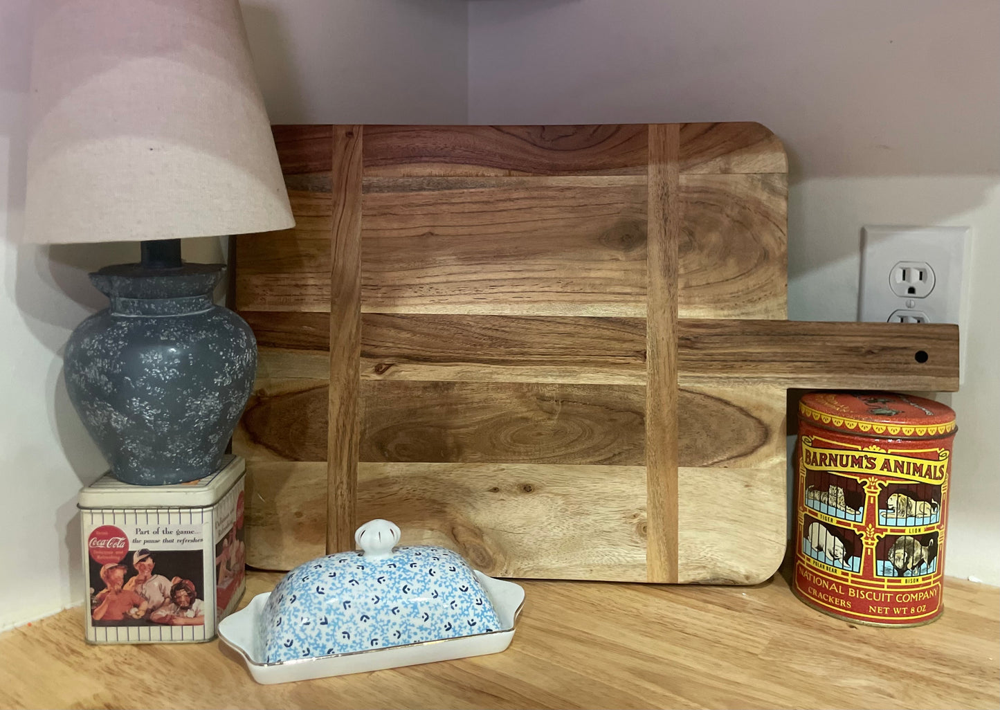 Oversized Acacia Wood Cutting & Serving Board