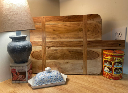 Oversized Acacia Wood Cutting & Serving Board