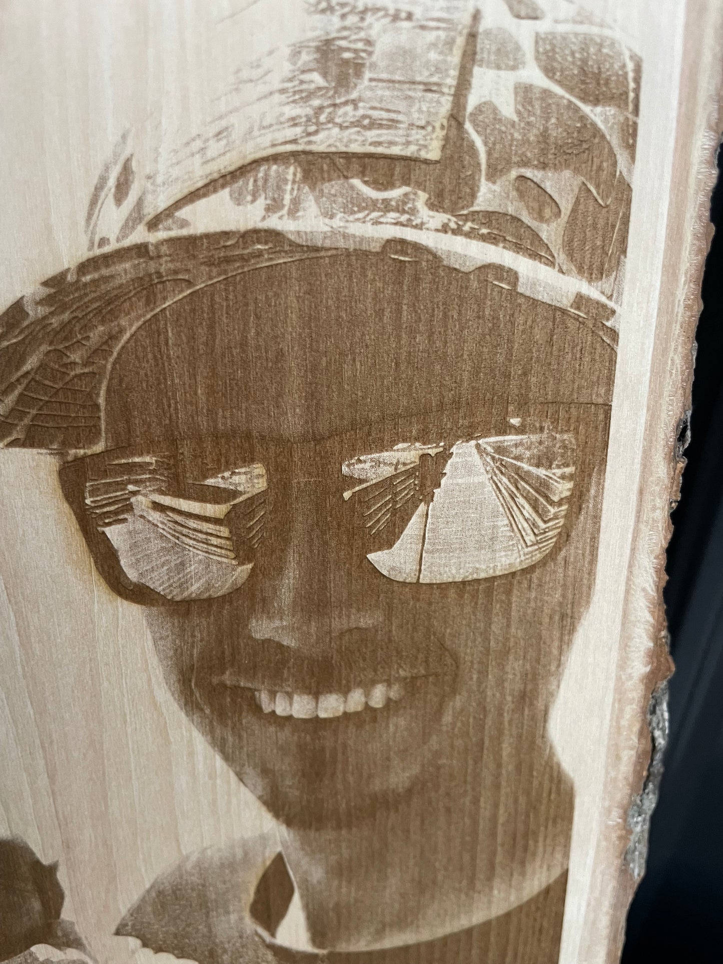 Live Edge Photo Board