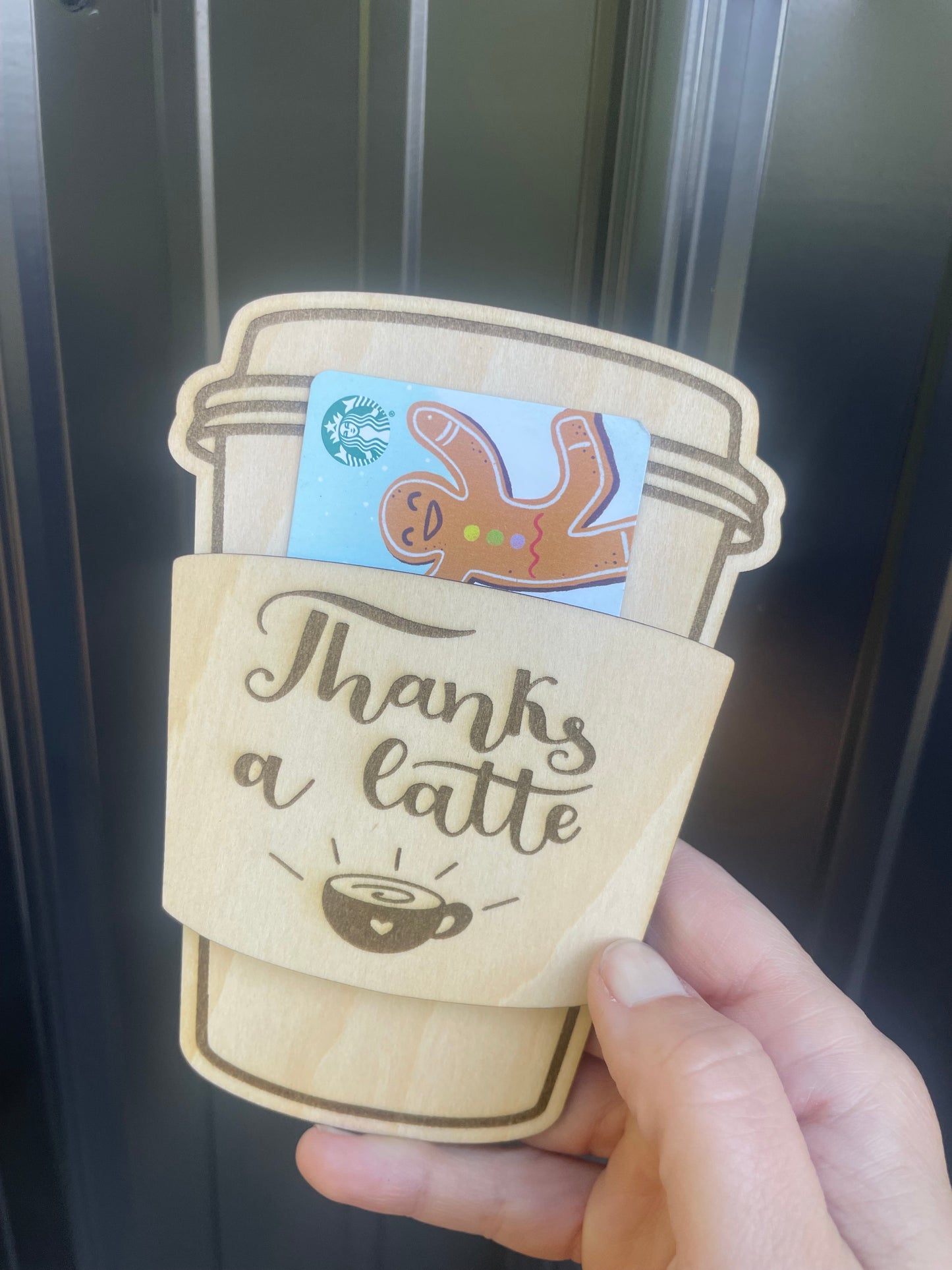 Coffee Cup Gift Card Holders