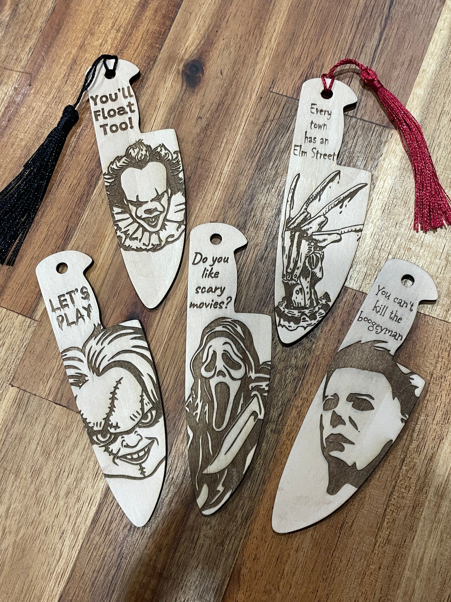 Scary Movie Bookmarks