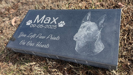 Custom Pet Memorial Granite Marker