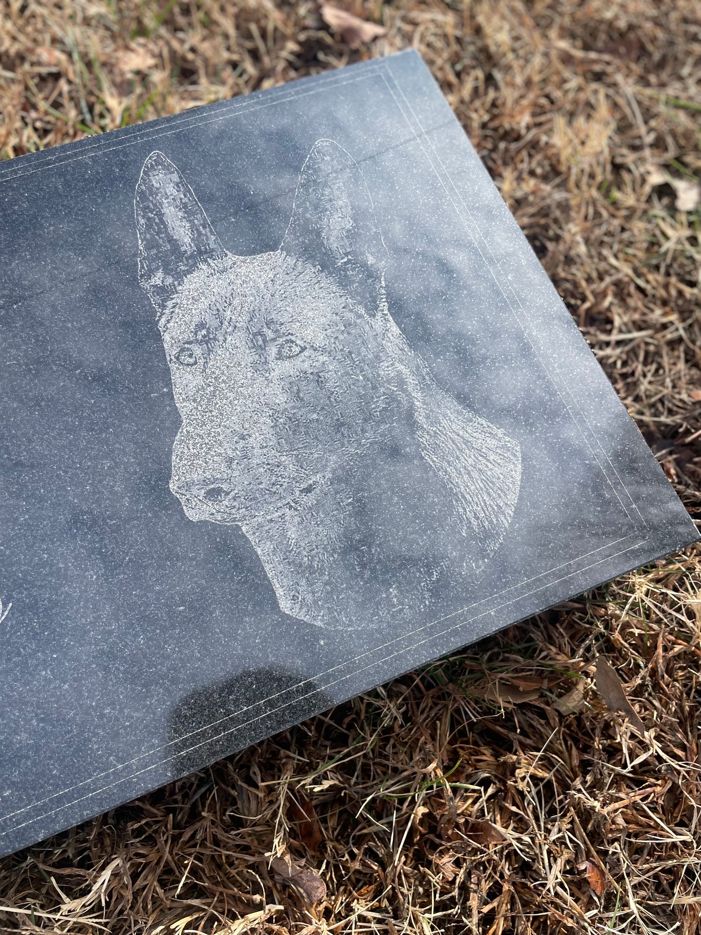 Custom Pet Memorial Granite Marker