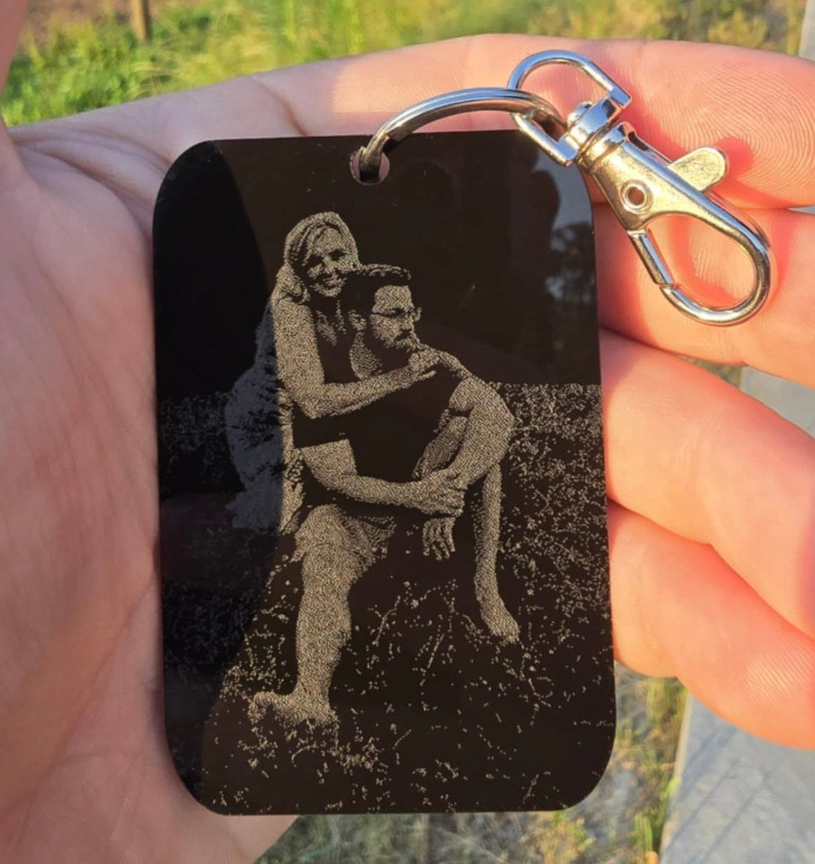 Laser Engraved Acrylic Keychains